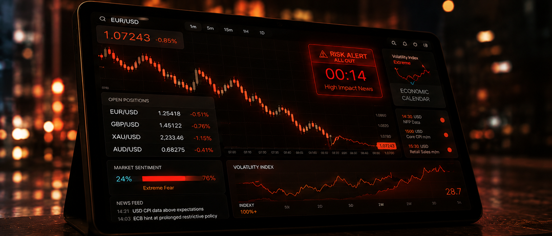 Fast-moving forex market signals and delayed reactions
